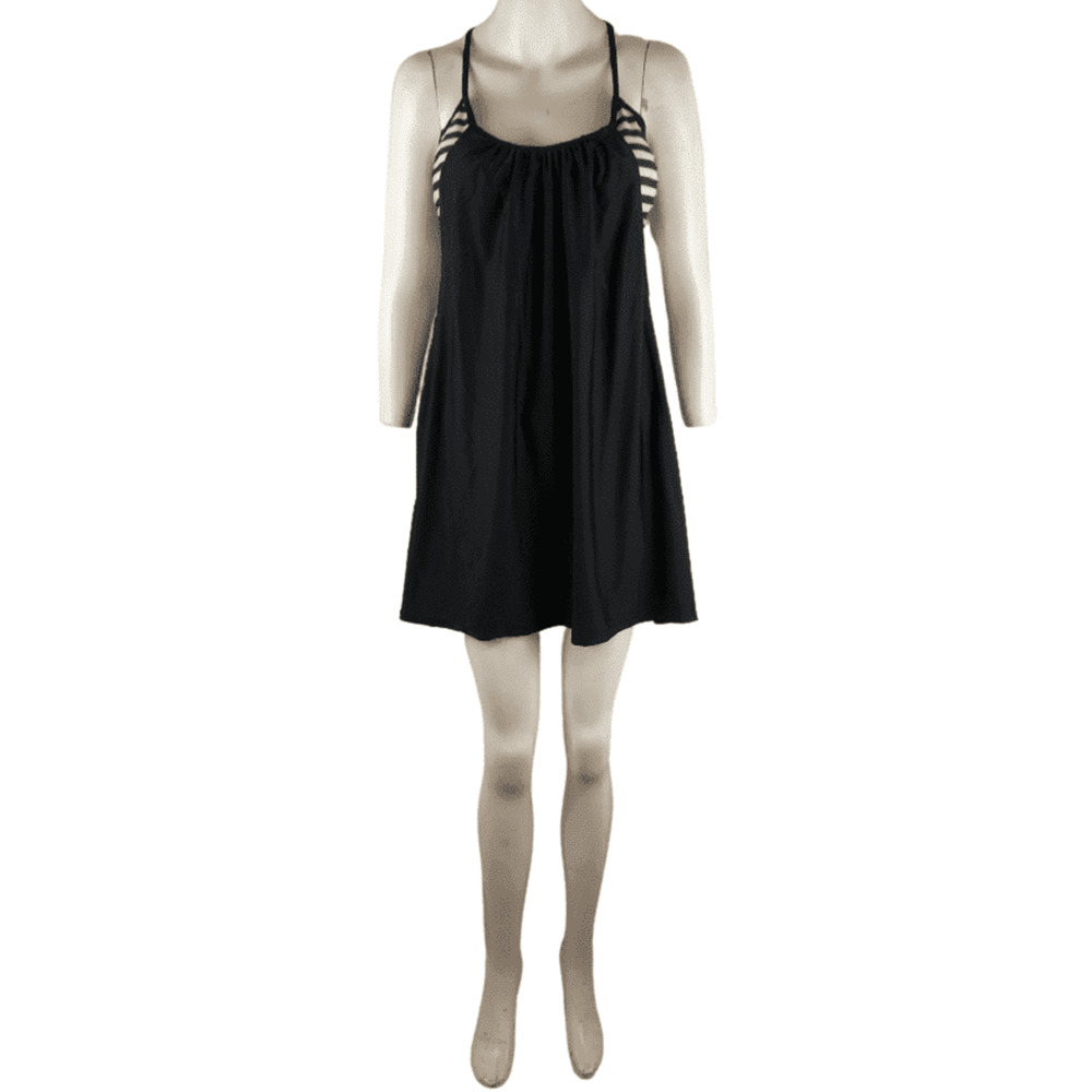 Unbranded black and white swimsuit sz L